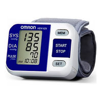 Omron IntelliSense HEM-629CAN Instruction Manual