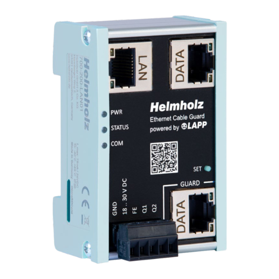 Helmholz 700-200-LAN01 Quick Start Manual