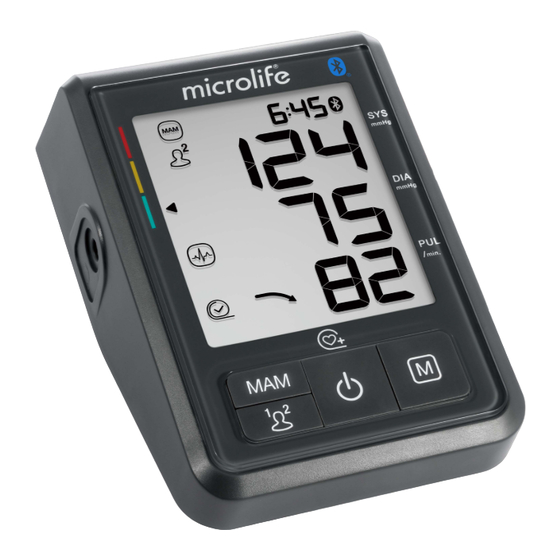 Microlife BP B3 BT Manuals