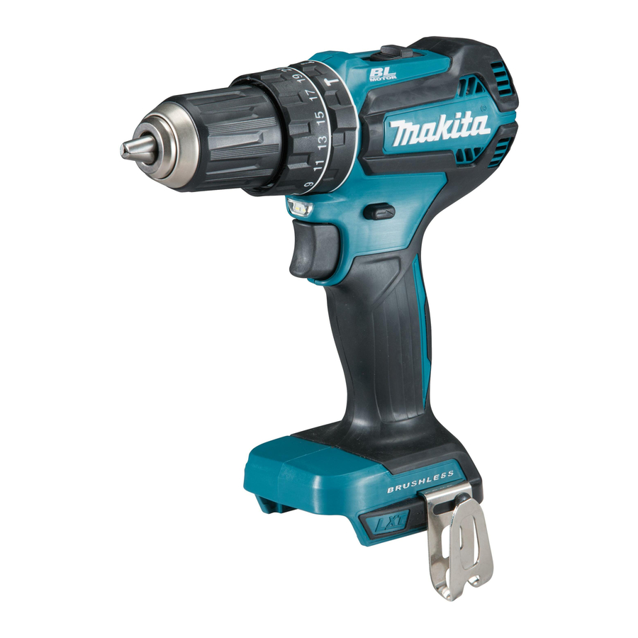 Makita DHP485, DHP485ZJ, DHP485SFE, DHP485RMJ, DHP485F001 Manual