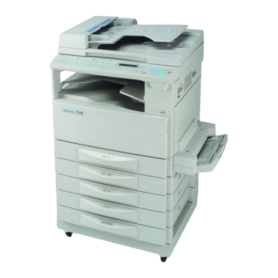 Konica Minolta 7115 Operating Instructions Manual