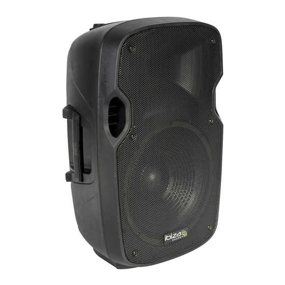 Ibiza sound XTK12A User Manual