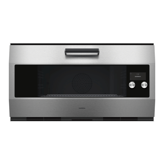 Gaggenau EB 333 111 Instruction Manual
