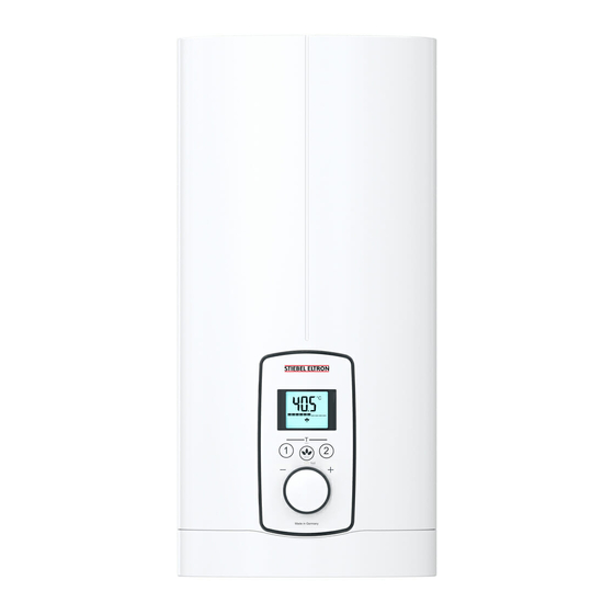 STIEBEL ELTRON DEL 18 Plus Operation And Installation
