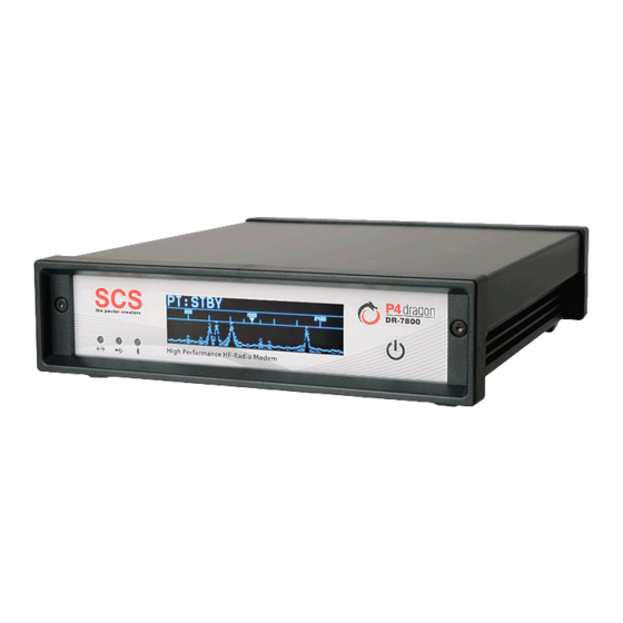SCS P4dragon DR-7800 Installation Manual