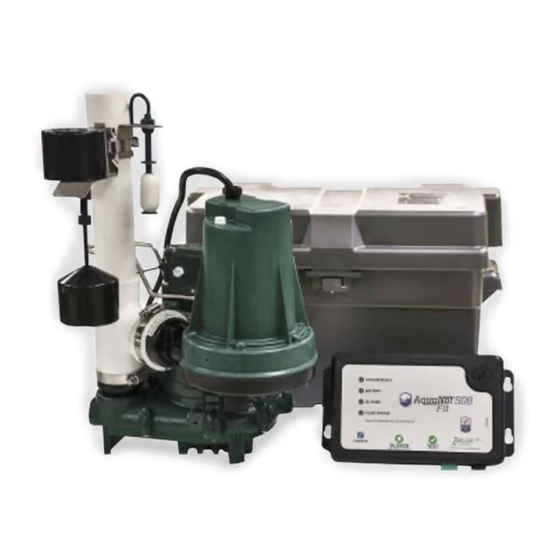 Zoeller ProPak 508/53 Installation Instructions Manual