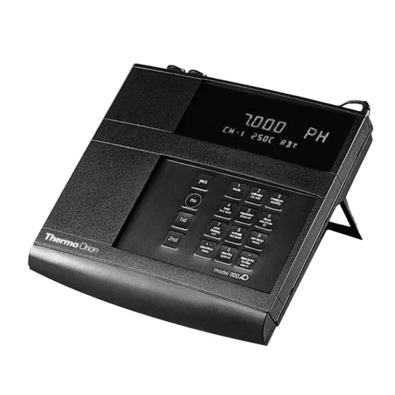 Thermo Orion Aplus Series Instruction Manual
