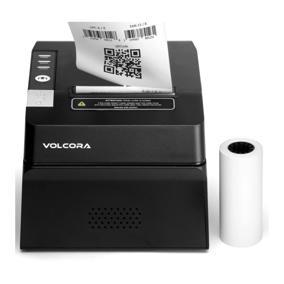 Volcora 500203 Thermal Label Printer Manuals