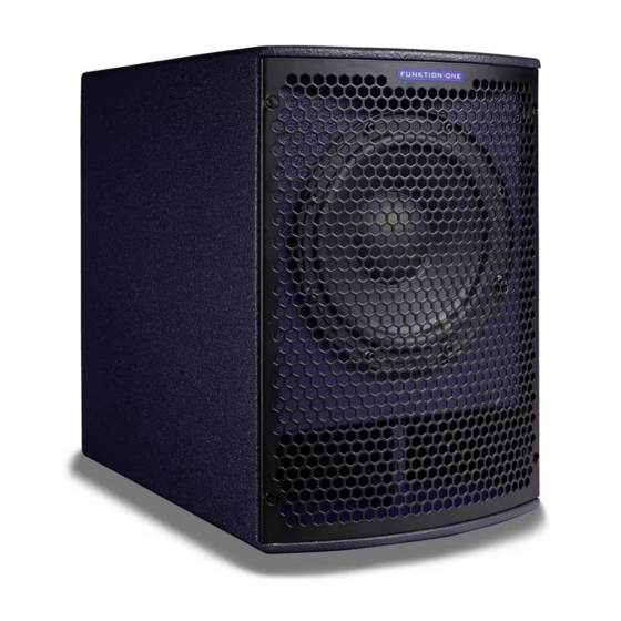 Funktion-one SB8A User Manual