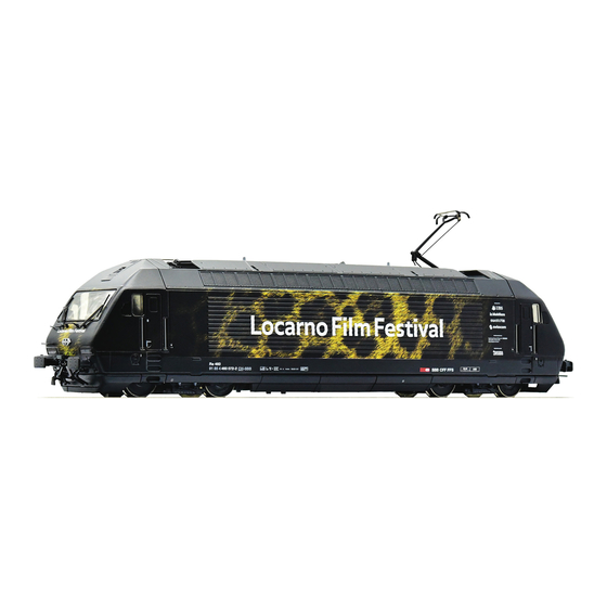 roco Re 460 SBB Operating Manual