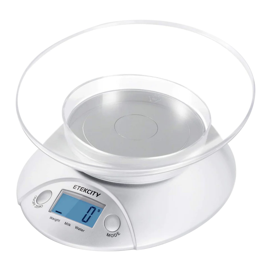 Etekcity EK3551 - Digital Kitchen Scale Manual