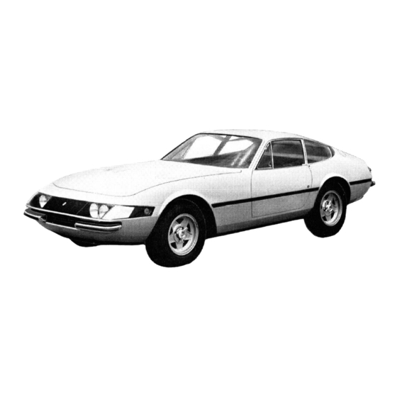 Ferrari 365 GTB/4 Operating And Service Manual