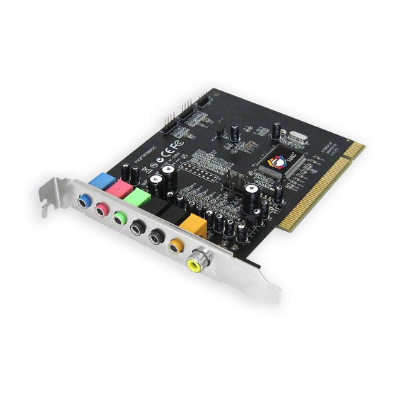 SIIG SoundWave 7.1 PCI Quick Installation Manual