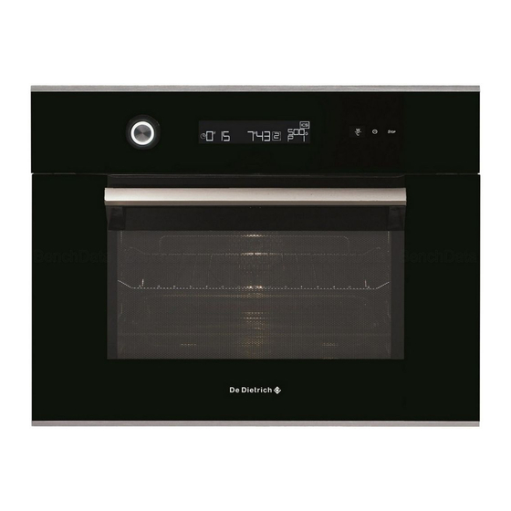 DeDietrich DME1140B User Manual