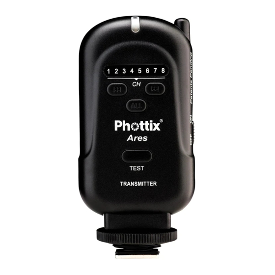Phottix Ares Instruction Manual
