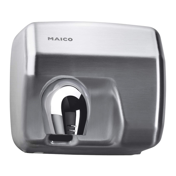 Maico HD200 Installation And Operating Manual