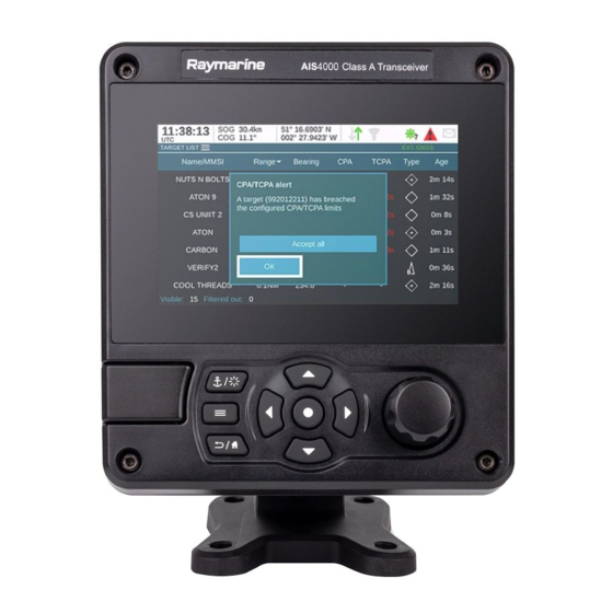 Raymarine AIS4000 Installation And Operation Instructions Manual