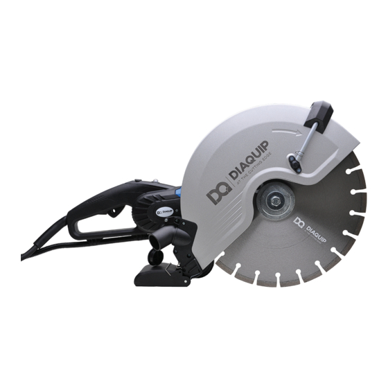 DIAQUIP QHS-350 Electric Hand Saw Manuals