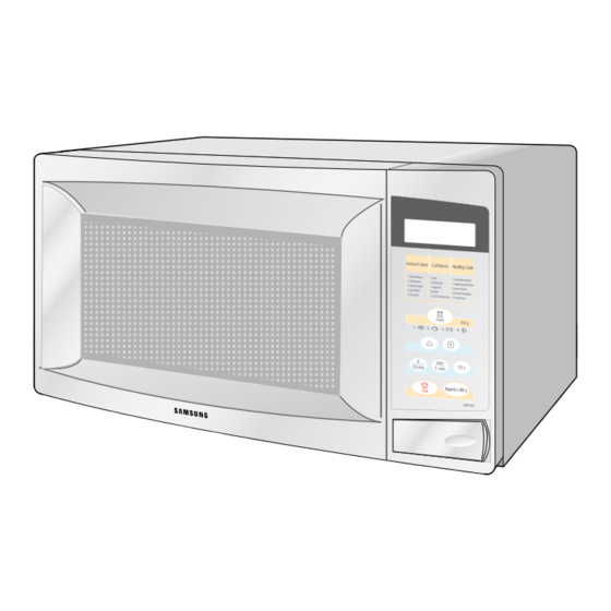 User Manuals: Samsung MW73VD Solo Microwave Oven