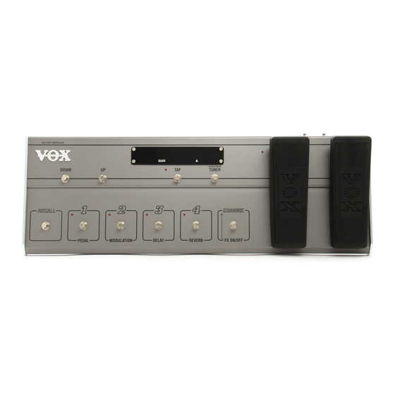 Vox VC-12SV Manuals