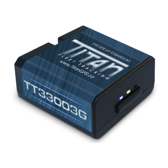 Titan GPS TT13003G Series Quick Install Manual