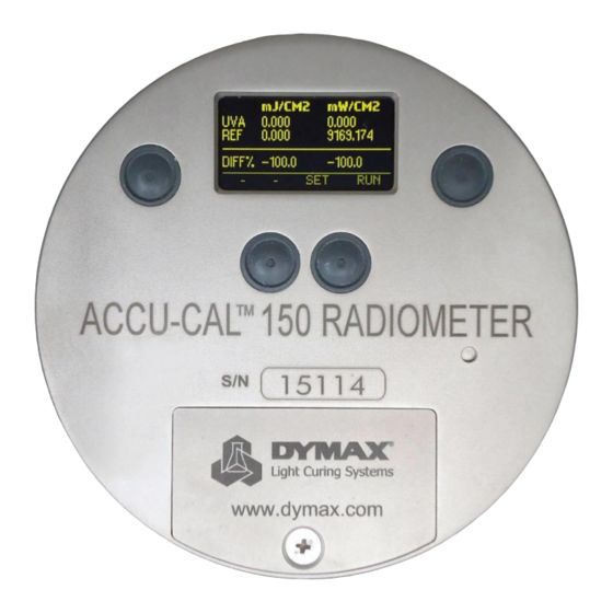 dymax ACCU-CAL 150 User Manual