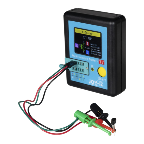 Joy-it 2860-JT-LCRT7 Manual