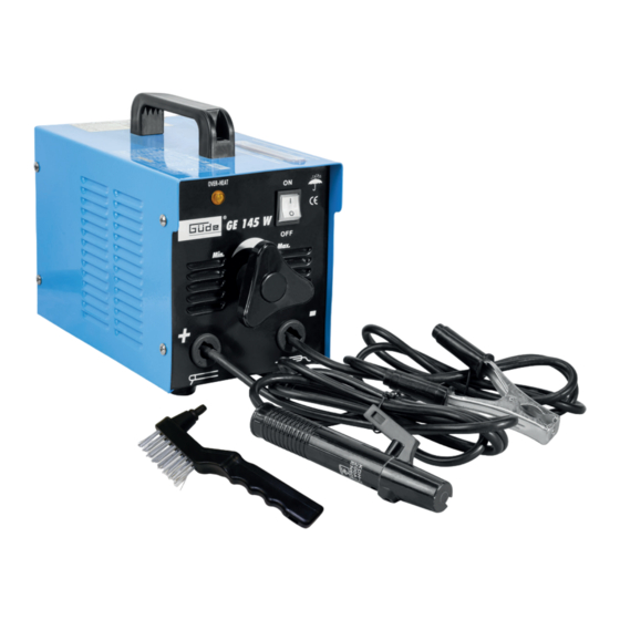 GÜDE GE 145 W Manuals