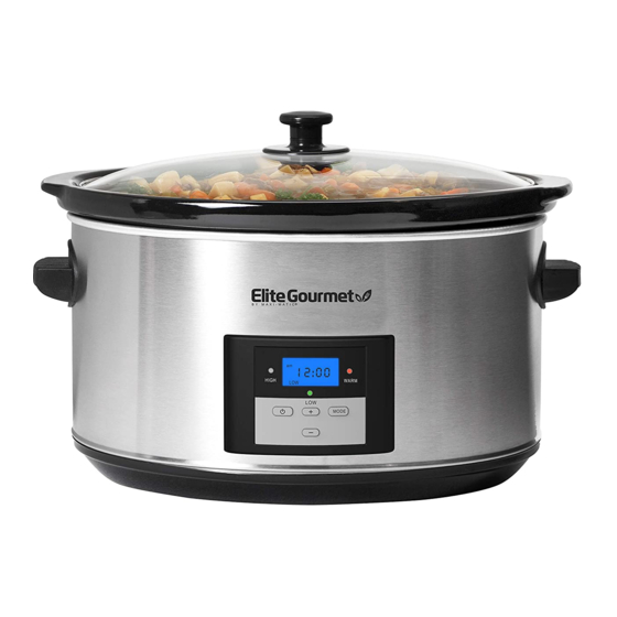 Elite Gourmet MST-900D Instruction Manual