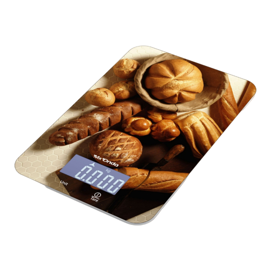 Mx Onda MX-PC2118 Kitchen Scale Manuals