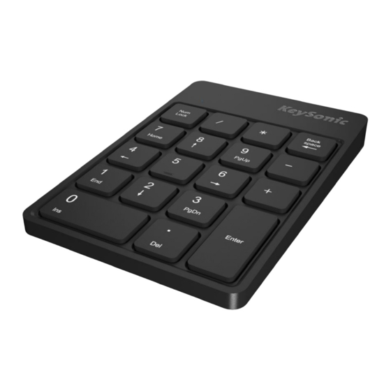 KeySonic KSK-N100RF Manual