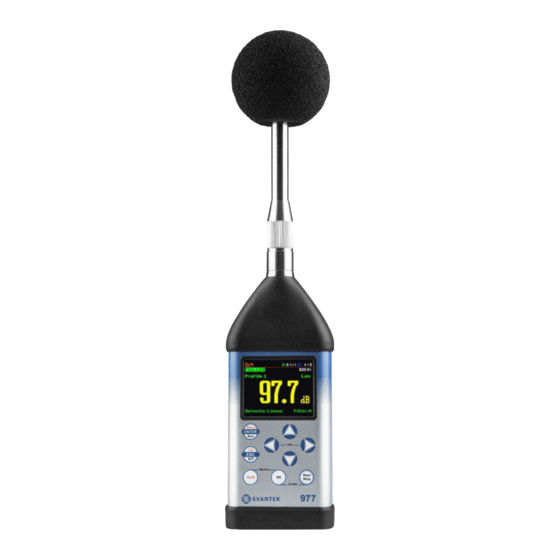 Svantek SV 977D User Manual