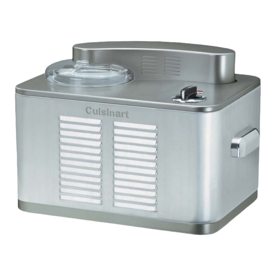 Cuisinart Supreme ICE-50BCC Series Manuals