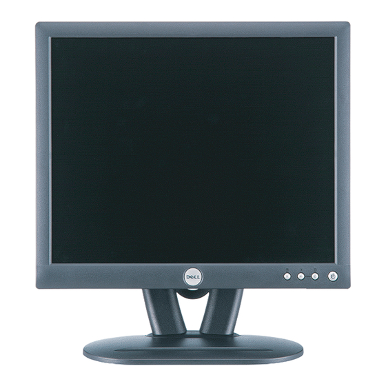 Dell E153FP Quick Setup Manual