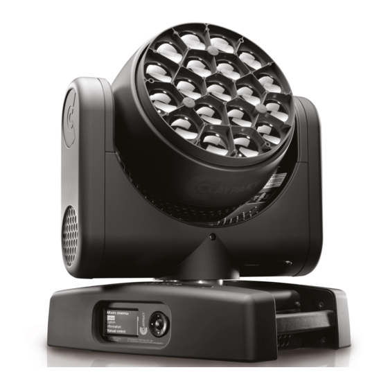 Claypaky K-EYE K10 HCR Instruction Manual
