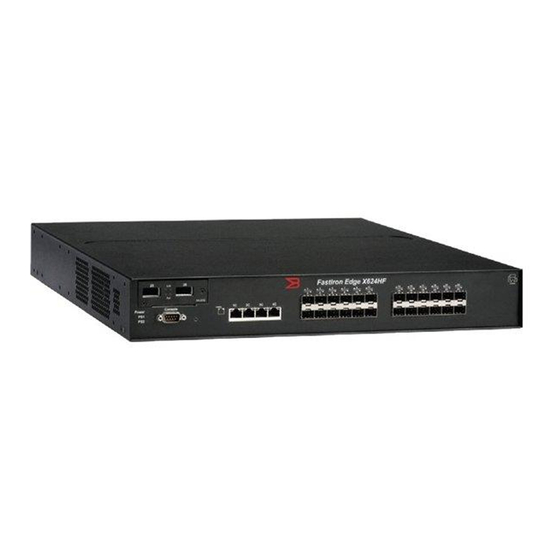 Brocade Communications Systems FESX624HF Installation Manual