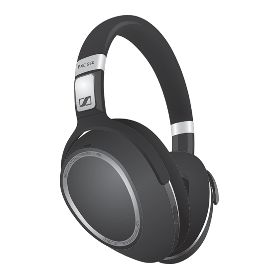 Sennheiser PXC 550 SCBT5 Quick Manual
