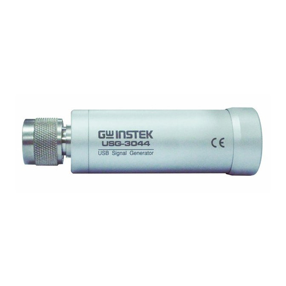 GW Instek USG-LF44 User Manual