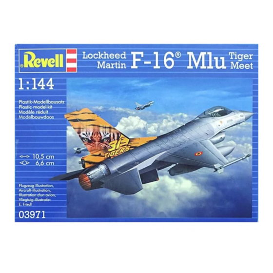 REVELL Lockheed Martin F-16
 Mlu Tiger Meet Assembly Manual