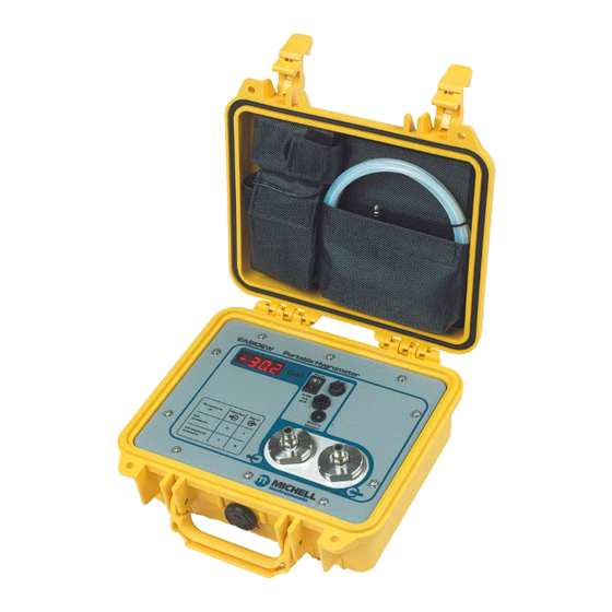 Michell Instruments Easidew Portable Standard User Manual