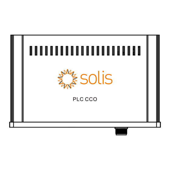 SOLIS S2-PLC-CCO Quick Installation Manual