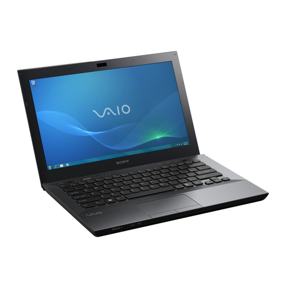 Sony Vaio SD Series Service Manual