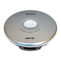 Sony D-NE005 - CD Walkman Service Manual