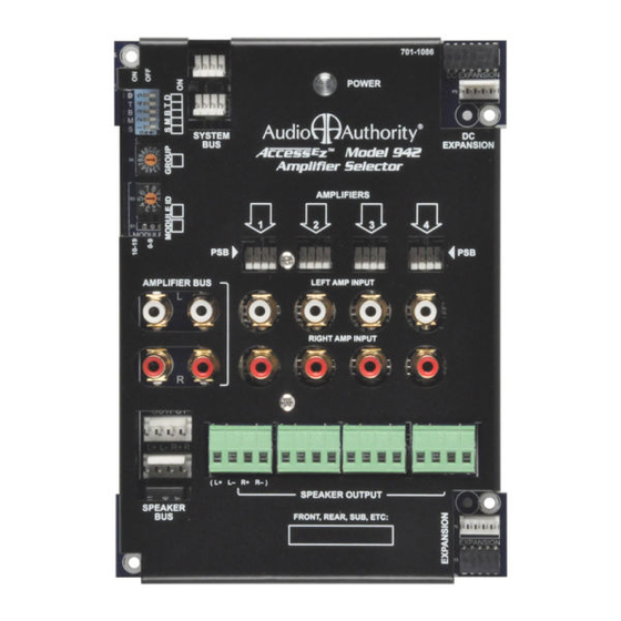 Audio Authority 942 Diagram