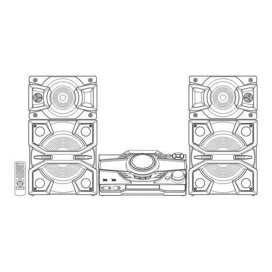 Panasonic SC-MAX8700 Manuals