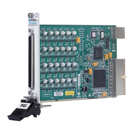 NI 6528 User Manual And Specifications