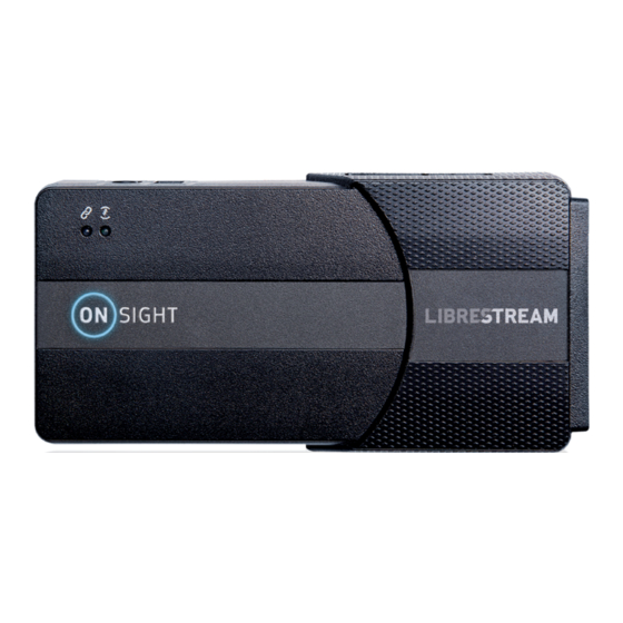 Librestream ONSIGHT 400R Manual