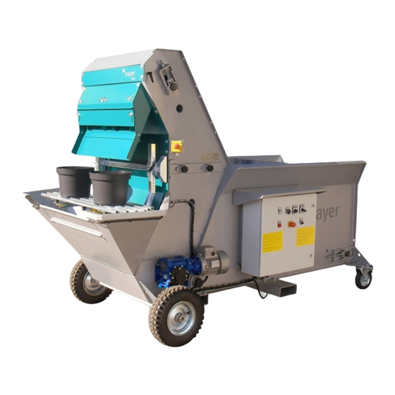 Mayer TM 2018 Operating Instructions Manual