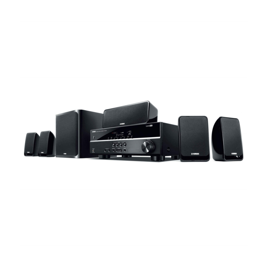 Yamaha YHT-1810 - Home Theater Package Connection Guide