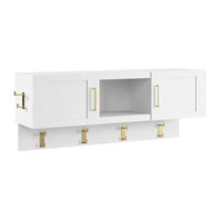 BUSH FURNITURE Hampton Heights HHH348WH Assembly Manual